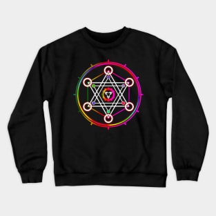 Spiritual Geometry / David's Star 03 Crewneck Sweatshirt